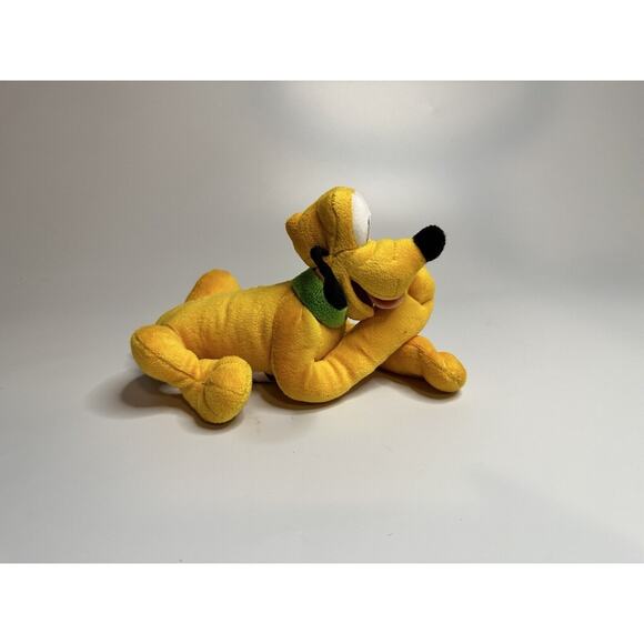 Disney Pluto Stuffed Animal Good Condition Mickey Mouse Fab5 Plush 7" - Picture 4 of 7